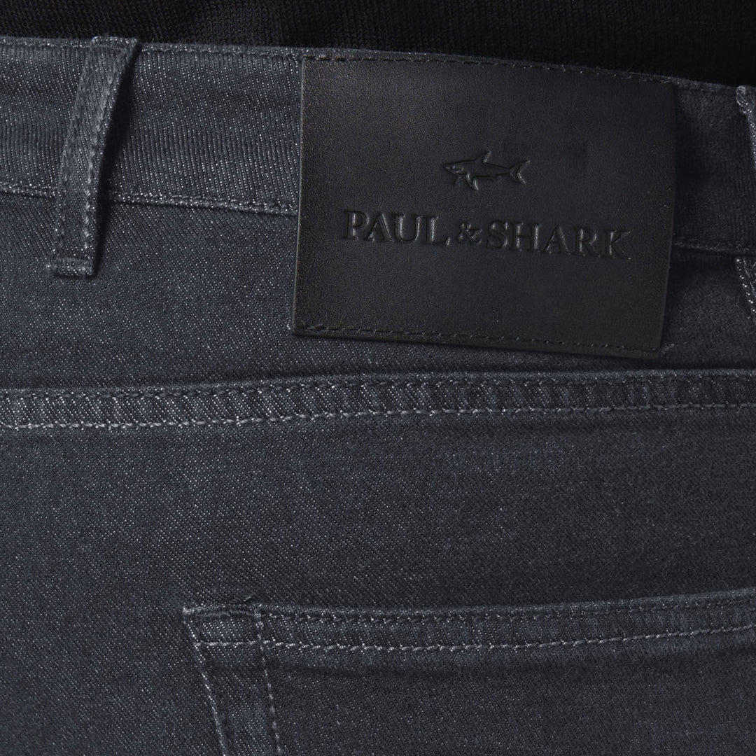 Xhinse Paul & Shark JEANS BLACK RIVET 5 TASCH