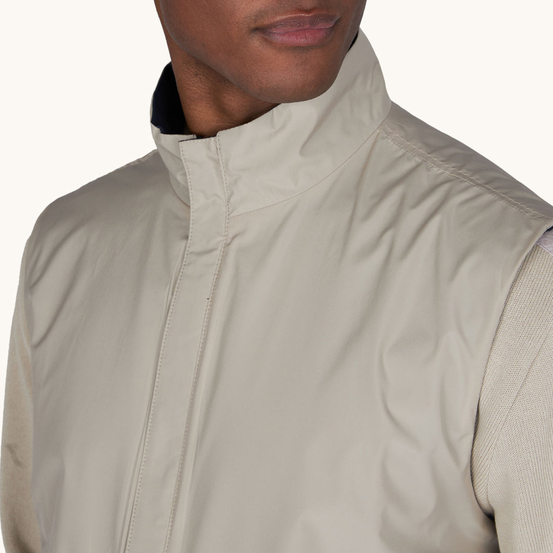 Jelek Paul & Shark MENS WOVEN REVERSIBLE VEST
