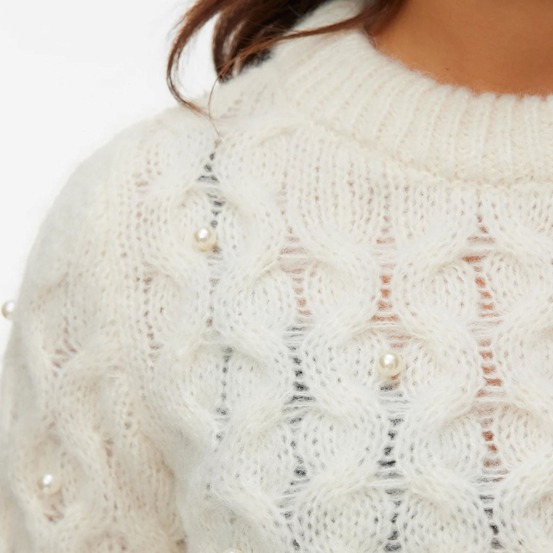 Bluzë VERO MODA VMCATANIA 2/4 PEARL PULLOVER VIP