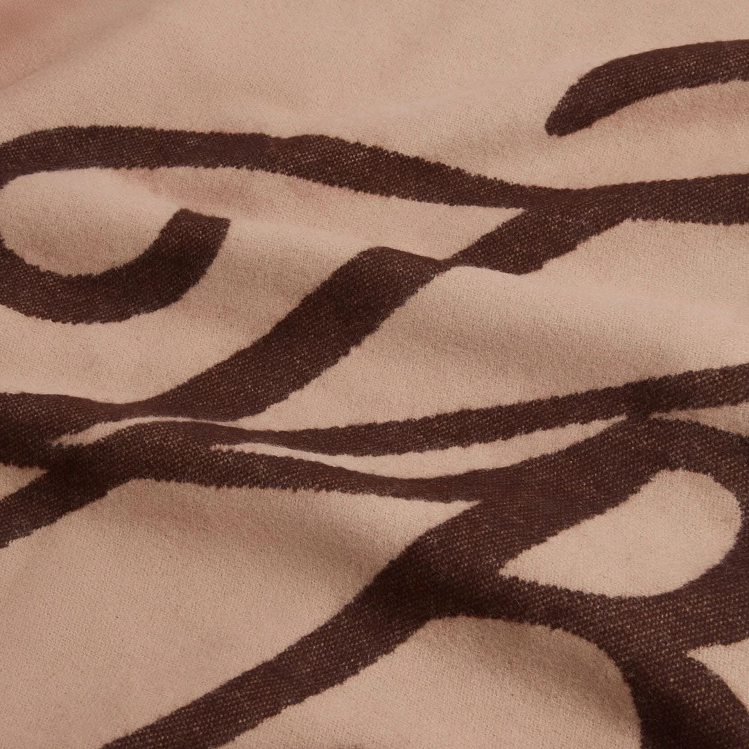 Shallë TED BAKER Tb Script Wool Blend Scarg