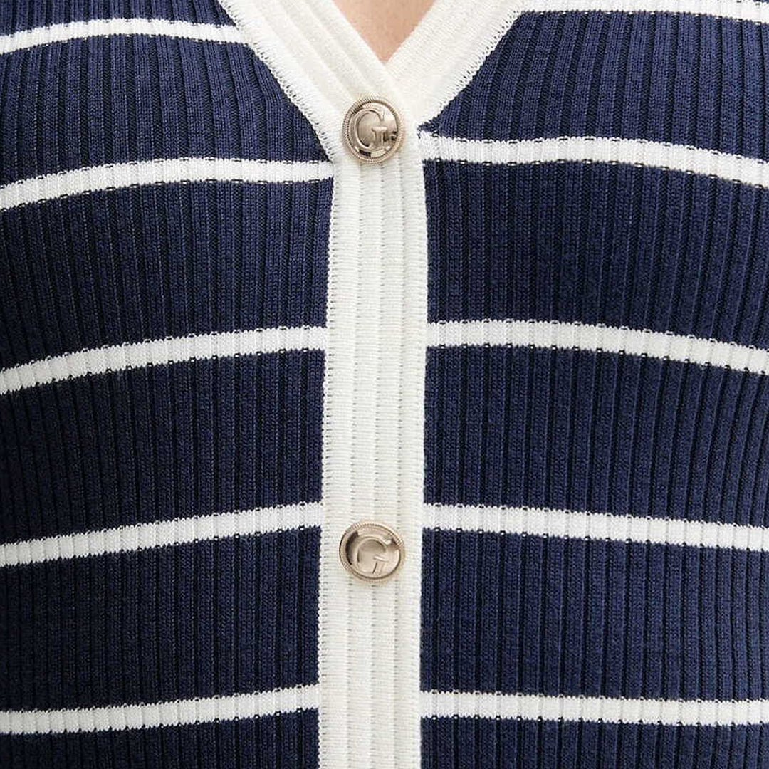 Fustan GUESS LS VN STRIPED ANDREA