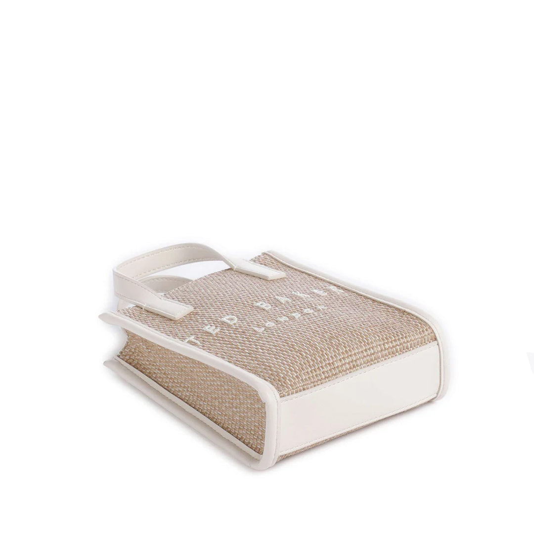 Qantë Ted Baker Faux Raffia Mini Icon Bag 4