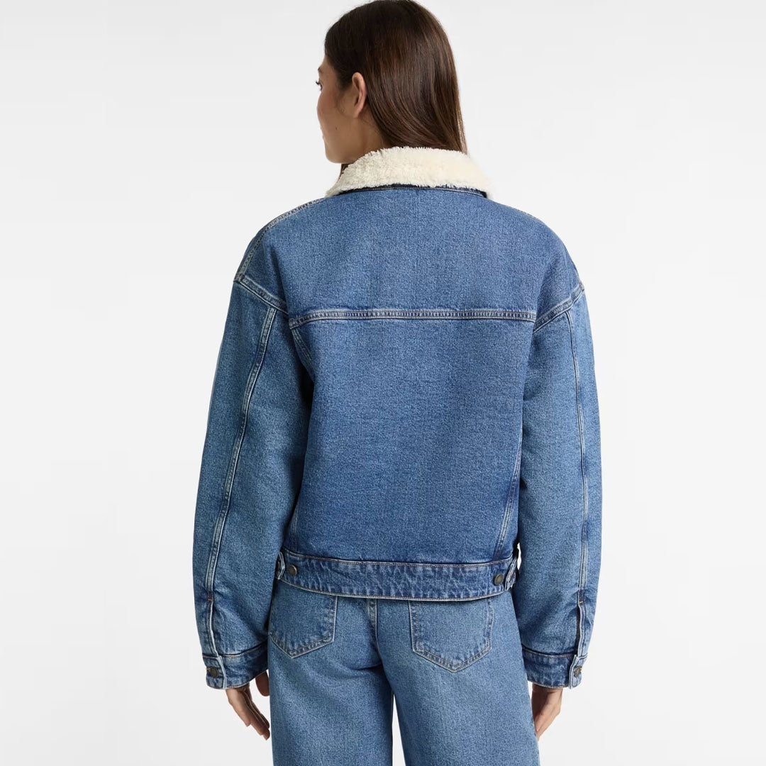 Jakne GUESS JEANS GJ OVERSIZE TEDDY JACKET