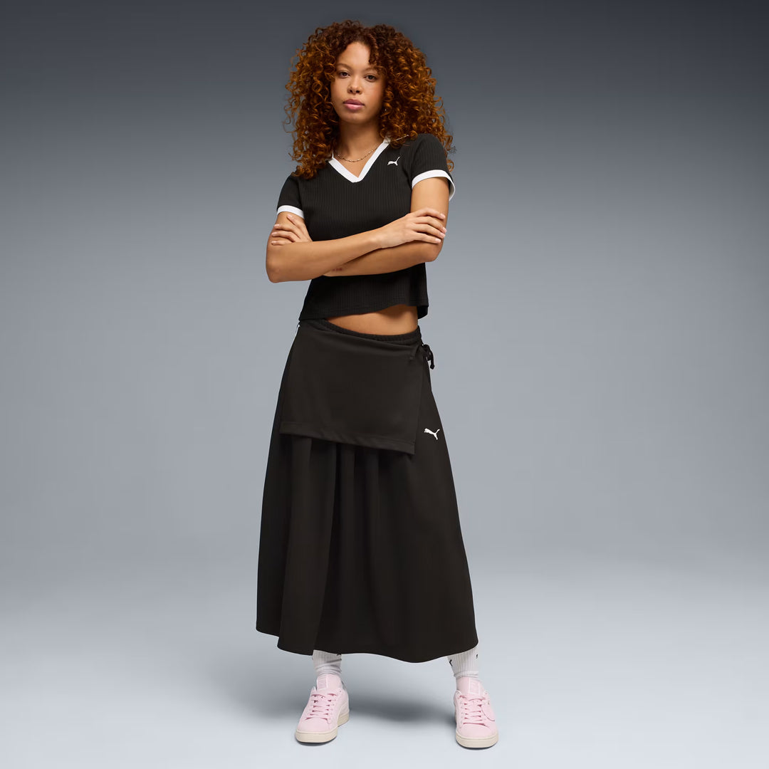 Fund Puma T7 Midi Pleated Skirt