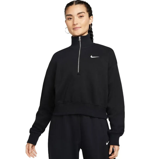 Bluzë NIKE W NSW PHNX FLC CROP QZ