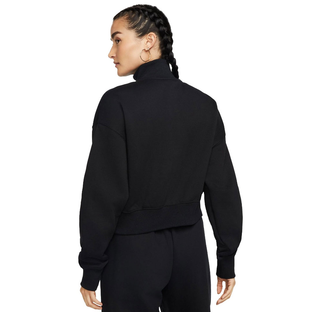 Bluzë NIKE W NSW PHNX FLC CROP QZ