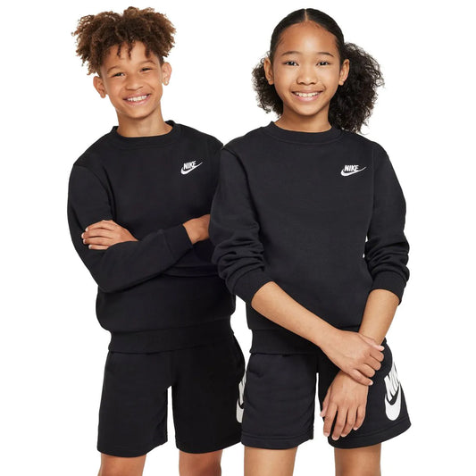 Duks NIKE K NSW CLUB FLC CREW LS LBR