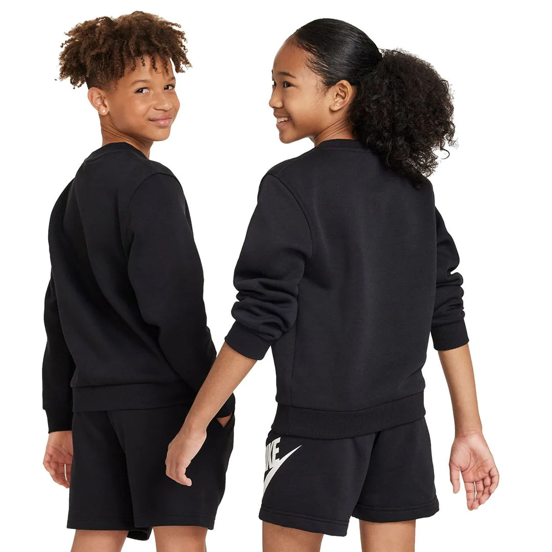 Duks NIKE K NSW CLUB FLC CREW LS LBR