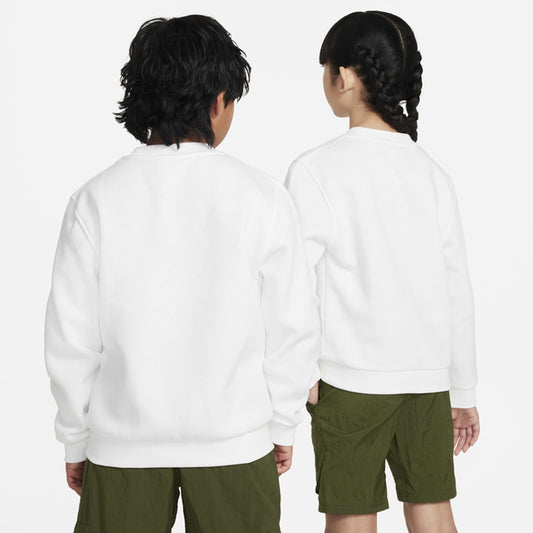 Duks Nike K NSW CLUB FLC CREW LS LBR