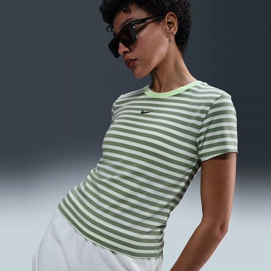 NIKE W NSW SLIM MD CRP TEE PNX