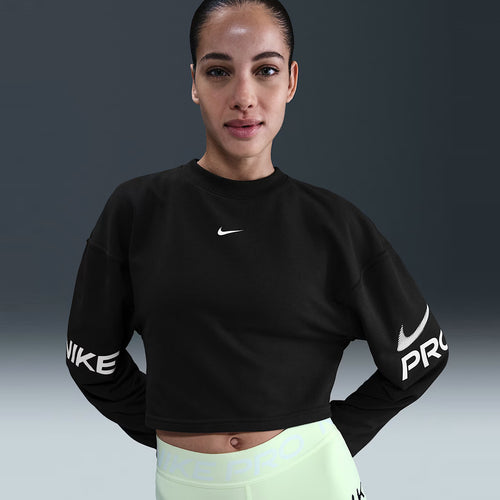 Duks NIKE W NP DF FLC CREW TT GRX