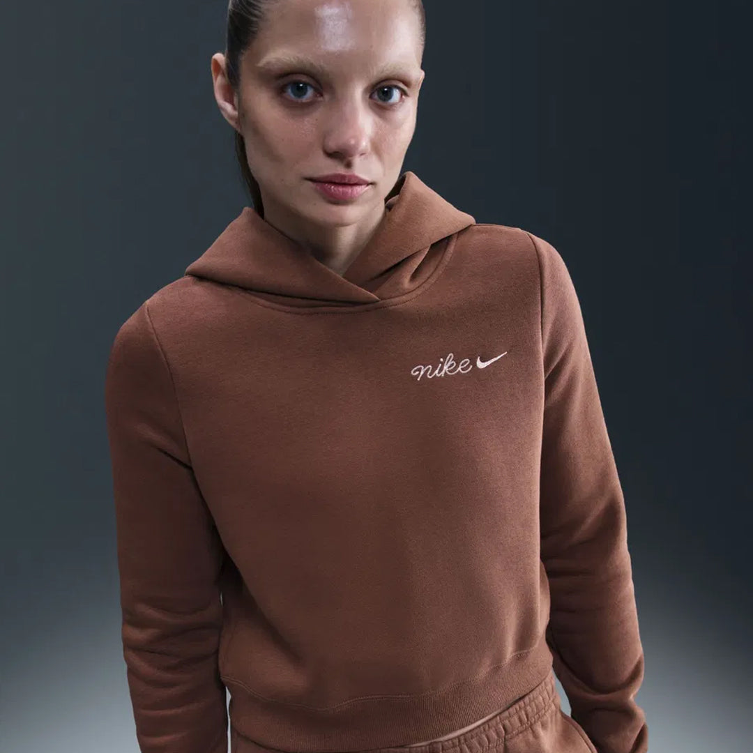 Duks NIKE W NSW PHNX FLC SHRUNKEN HOODIE