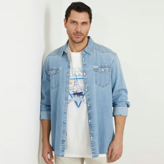 Këmishë Guess M4GH02D3PF5 M3D1