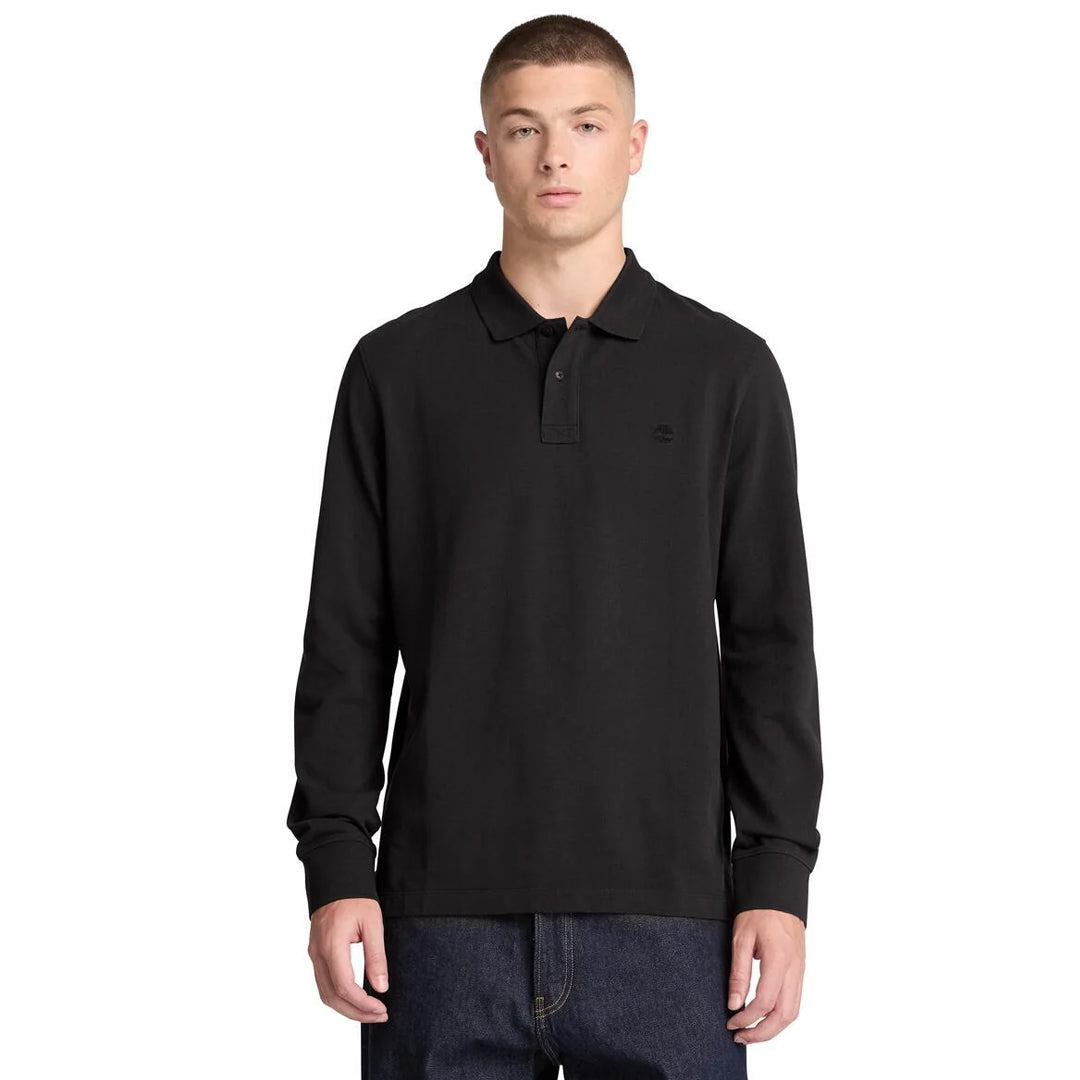 Maicë Timberland MILLERS RIVER LS Pique Polo BL