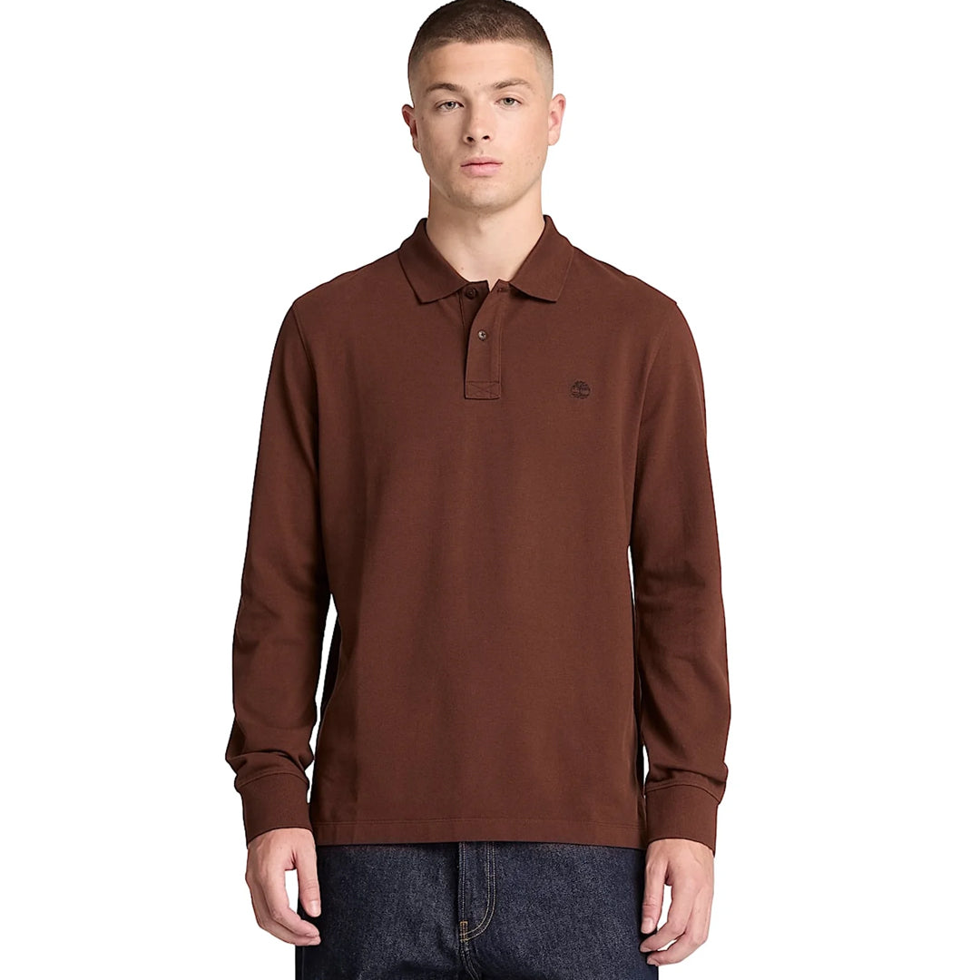 Maicë Timberland MILLERS RIVER LS Pique Polo CH
