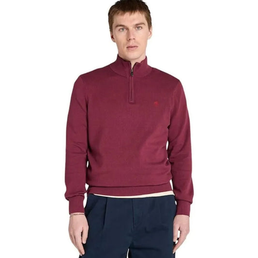 Bluzë TIMBERLAND Cotton YD 1/4 Zip Sweater