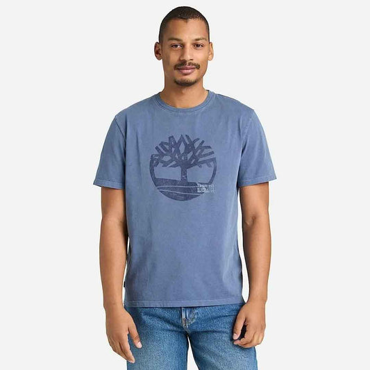 Maicë Timberland Garment Dye Logo Graphic Tee O