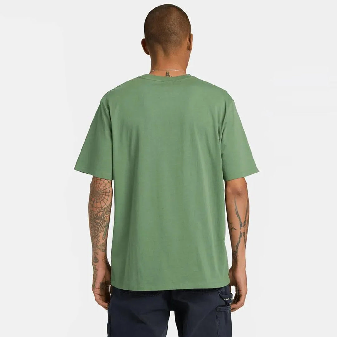 Maicë Timberland Print Stack Logo Short Sleeve